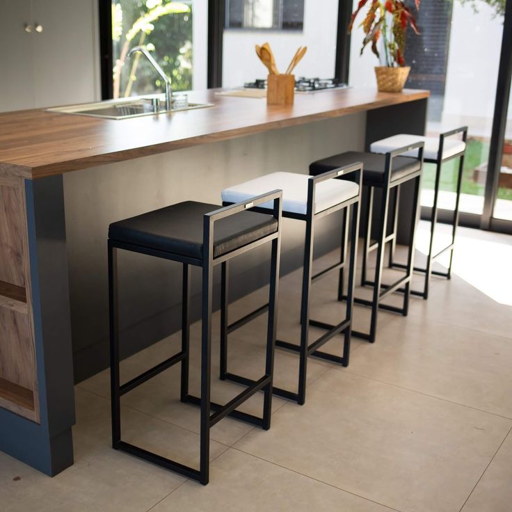 cussioned stool with back extension